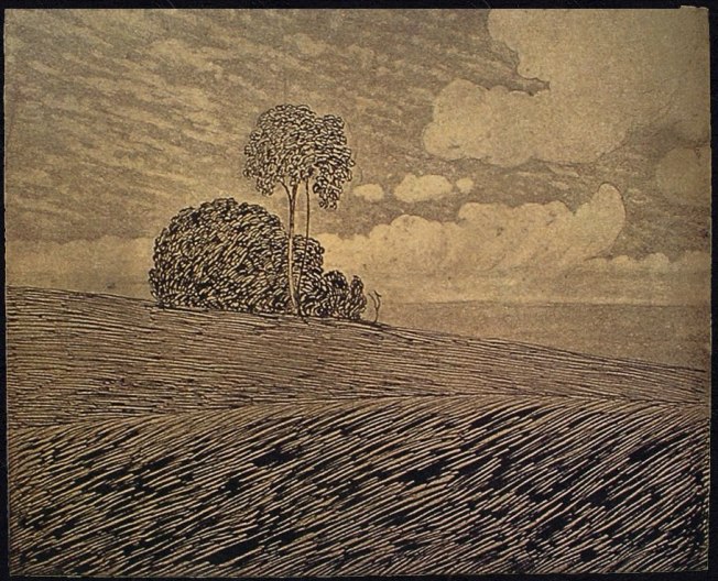 Adolf Bohm, Landscape.